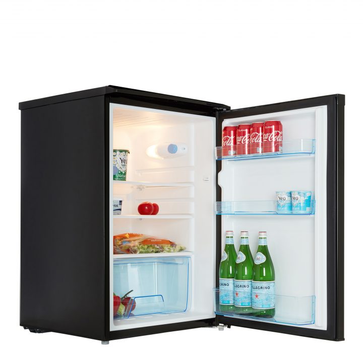 Cookology 55cm Freestanding Side-by-Side Undercounter Fridge Freezer Pack - Black