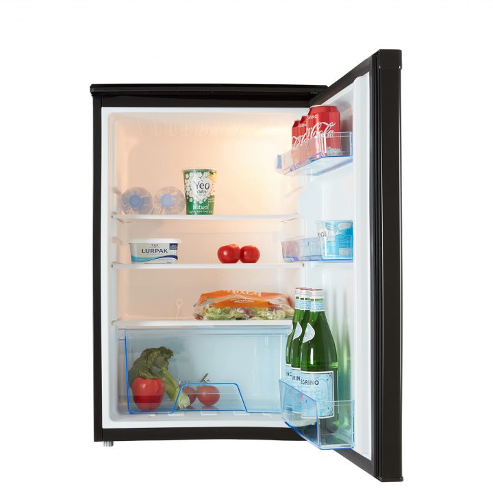 Cookology 55cm Freestanding Side-by-Side Undercounter Fridge Freezer Pack - Black
