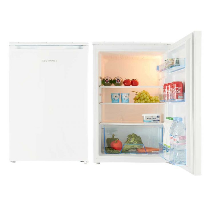 Cookology 55cm Freestanding Side-by-Side Undercounter Fridge Freezer Pack - White