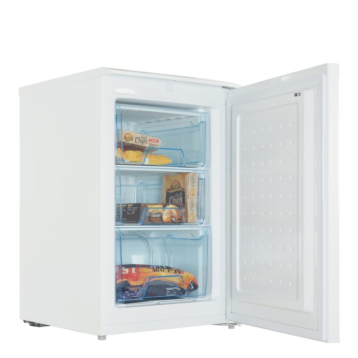 Cookology 55cm Freestanding Side-by-Side Undercounter Fridge Freezer Pack - White