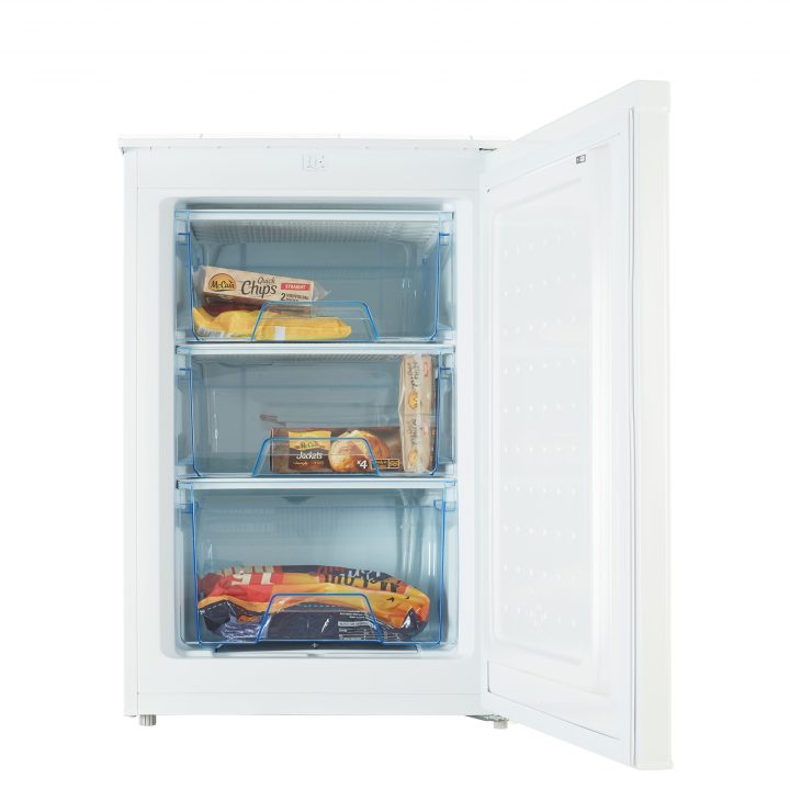 Cookology 55cm Freestanding Side-by-Side Undercounter Fridge Freezer Pack - White