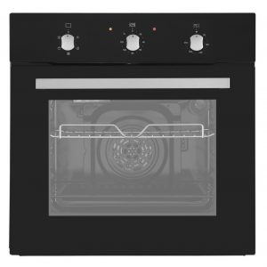 60cm Black Built-In Electric Fan Oven