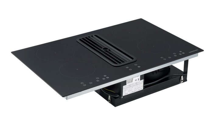 Cookology A+ Energy Rated - 80cm Induction Downdraft Cooktop – Black