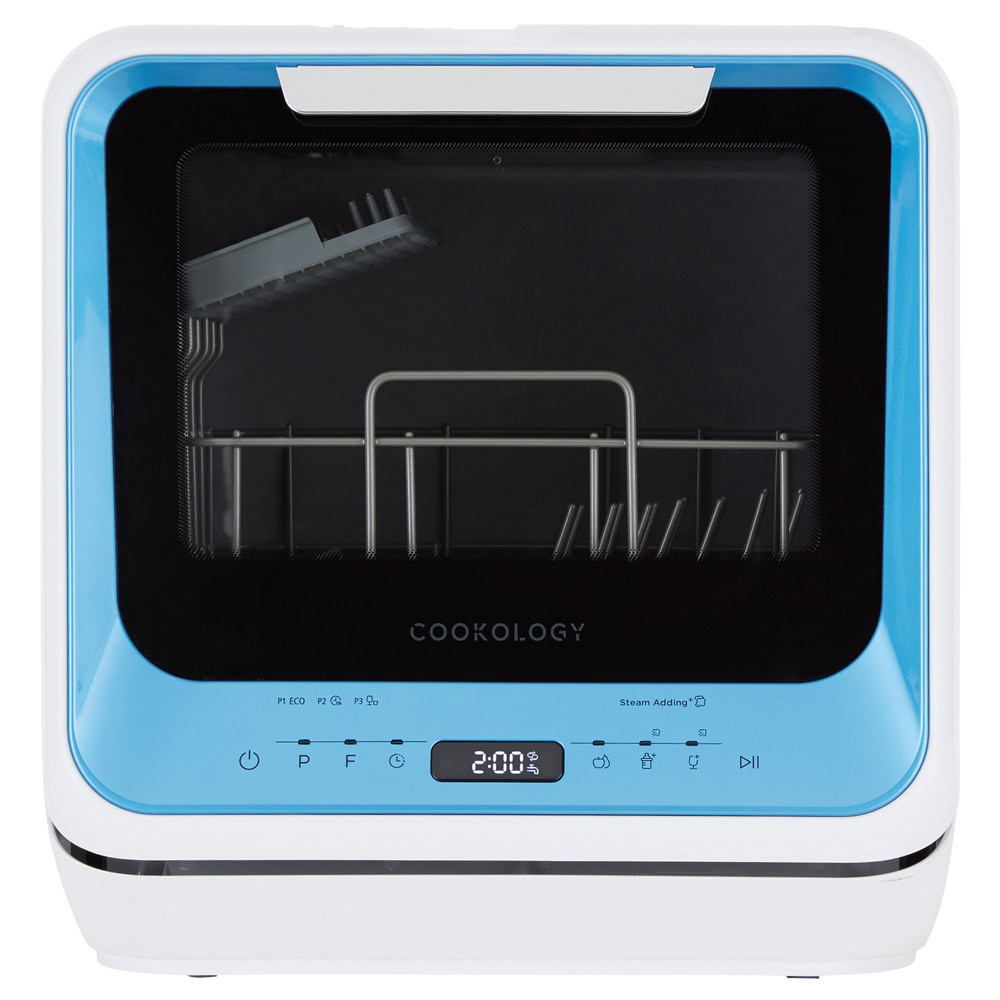 Cookology Blue Table Top Mini Dishwasher