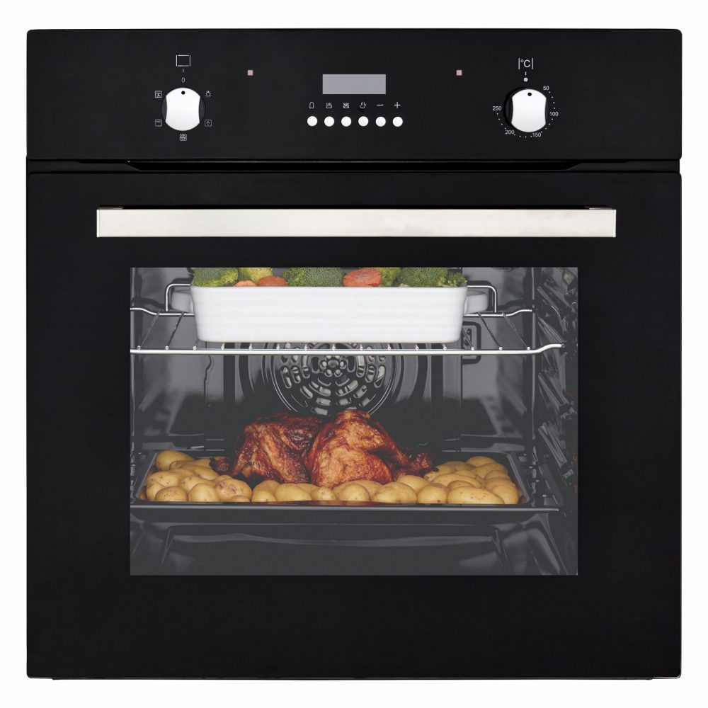 Cookology Black fan assisted oven