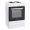 White Freestanding Single Cooker with Hot Plate