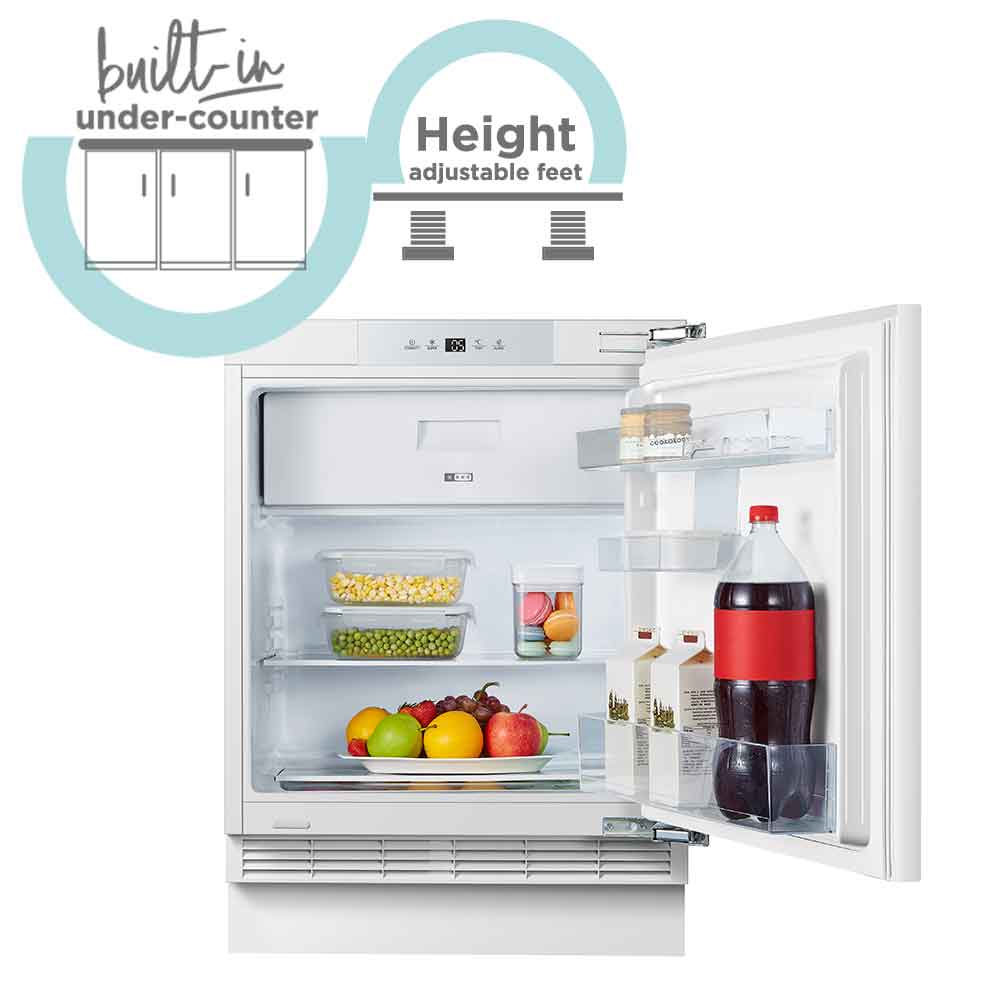 Cookology 121L Built Under Integrated Ice Box Fridge