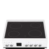 Cookology 60cm Double Oven Freestanding Cooker with Ceramic Top - White
