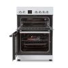 Cookology 60cm Double Oven Freestanding Cooker with Ceramic Top - White