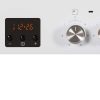 Cookology 60cm Double Oven Freestanding Cooker with Ceramic Top - White