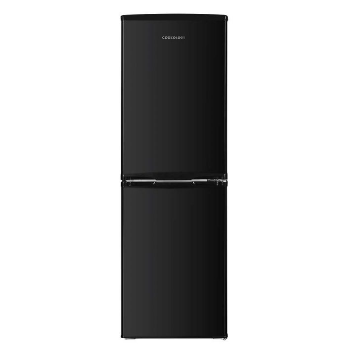 Cookology 50/50 Static 142L Freestanding Fridge Freezer - Black