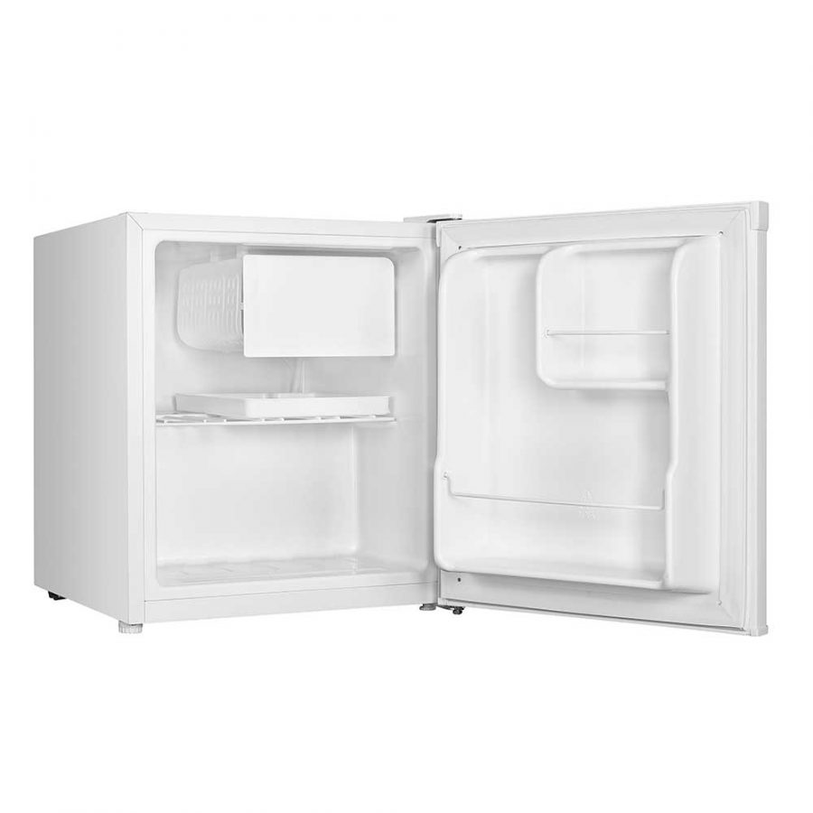 42l White Mini Fridge With Chiller Box And Lock Cookology