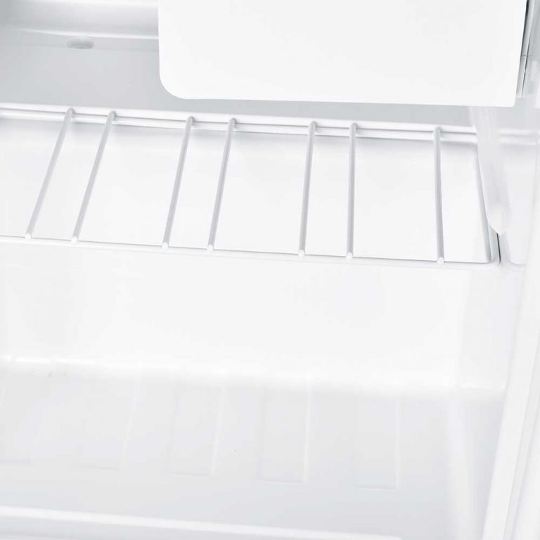 42l White Mini Fridge With Chiller Box And Lock Cookology