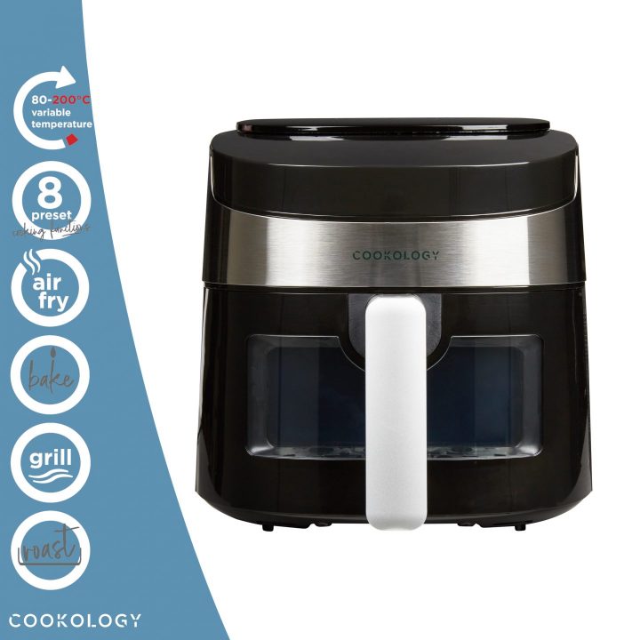 Digital air fryer front view