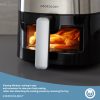 Digital air fryer cooking chips