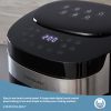 digital air fryer display