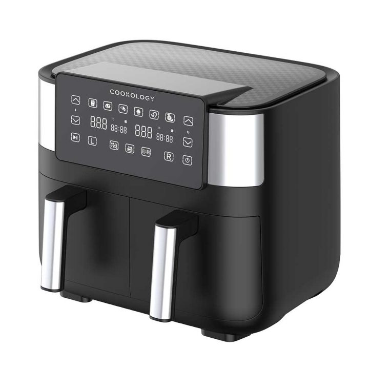 Cookology 8L Dual Zone Air Fryer - Black