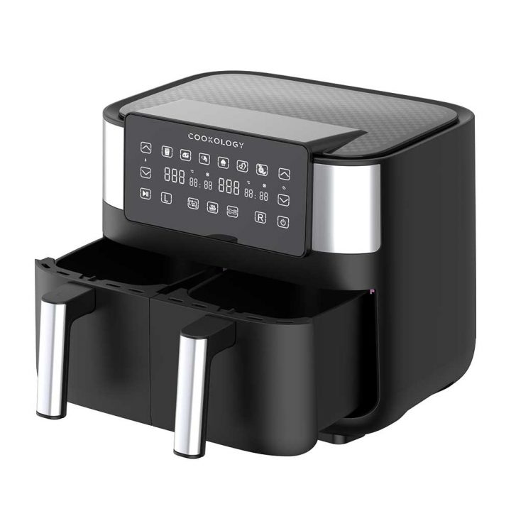 Cookology 8L Dual Zone Air Fryer - Black