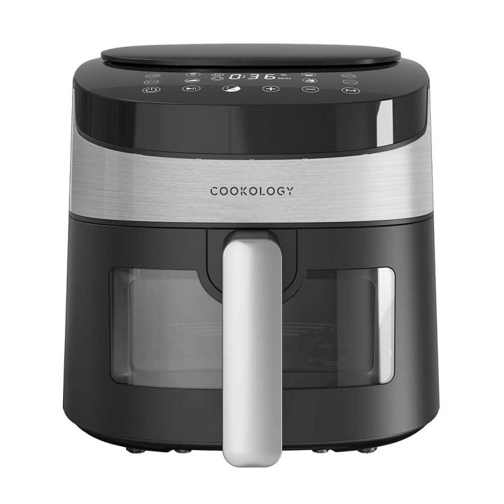 Cookology 4.2L Digital Air Fryer with Viewing Window - Black