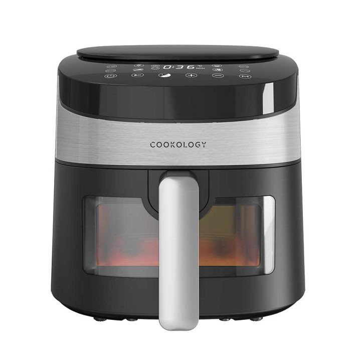 Cookology 4.2L Digital Air Fryer with Viewing Window - Black