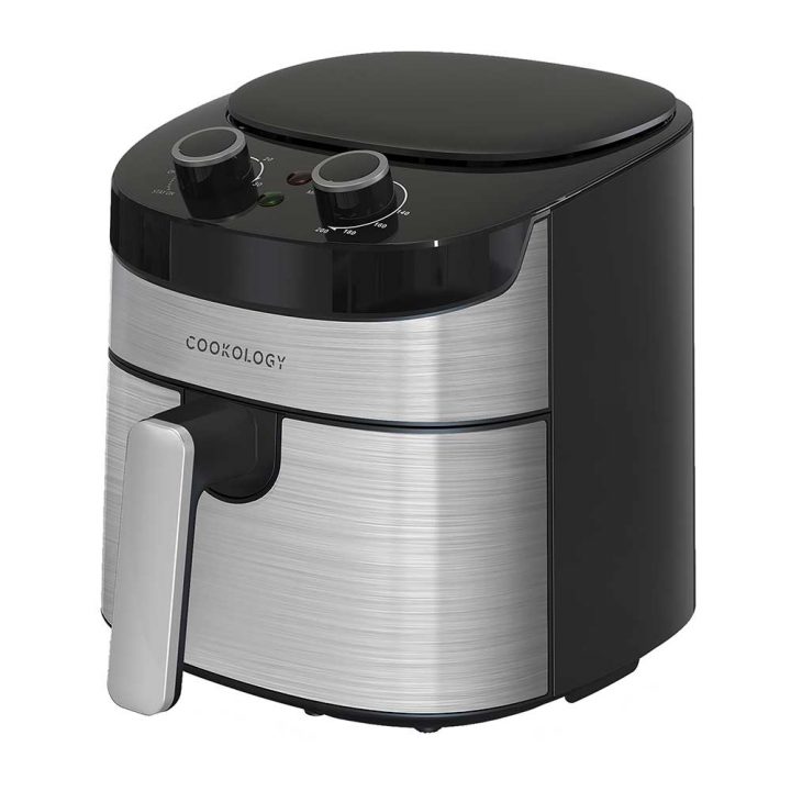 Cookology 4.2L Mechanical Air Fryer - Black & Stainless Steel