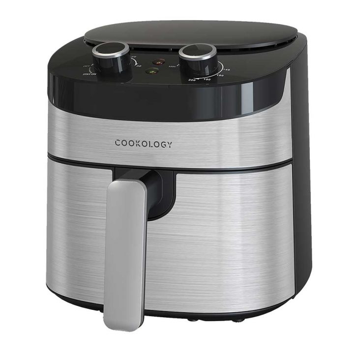 Cookology 4.2L Mechanical Air Fryer - Black & Stainless Steel