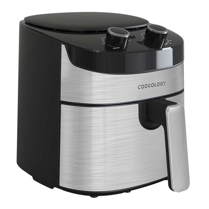 Cookology 4.2L Mechanical Air Fryer - Black & Stainless Steel