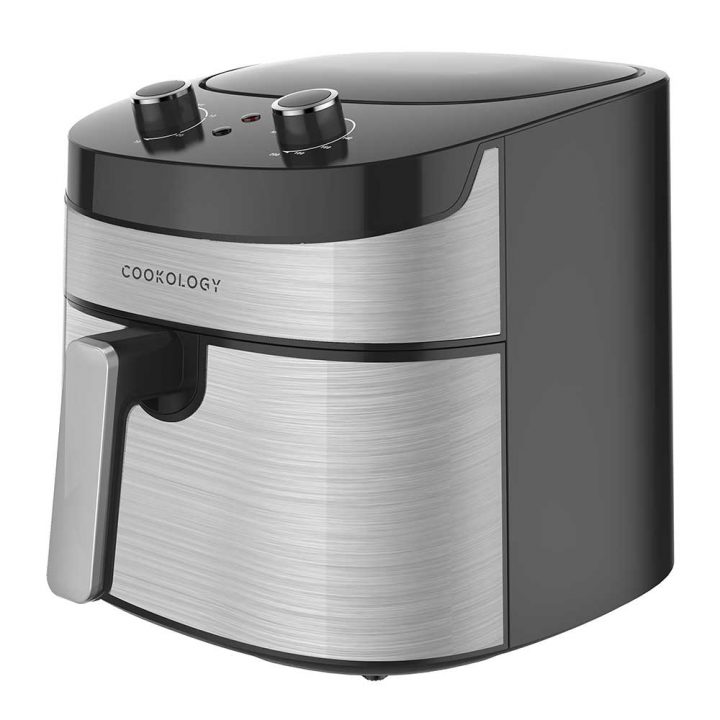 Cookology 7.2L Mechanical Air Fryer - Black & Stainless Steel