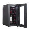 Cookology 28L Thermo Electric Wine Cooler - 10 Bottle Capacity - Black