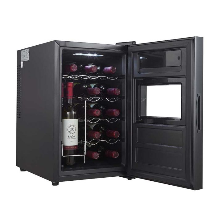 Cookology 39L Thermo Electric Wine Cooler – 15 Bottle Capacity – Black