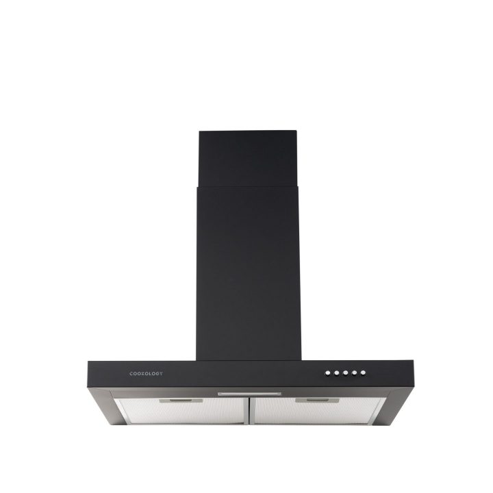 Cookology A Energy Rated - 60cm Linear Kitchen Hood Extractor – Black