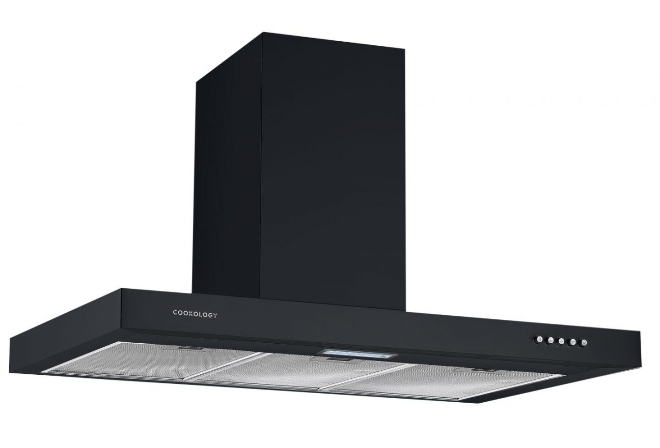 Cookology A Energy Rated - 90cm Linear Kitchen Hood Extractor – Black ...