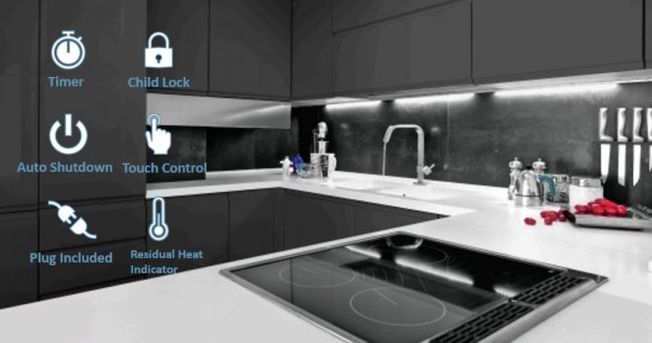 Cookology 30cm Domino Induction Hob