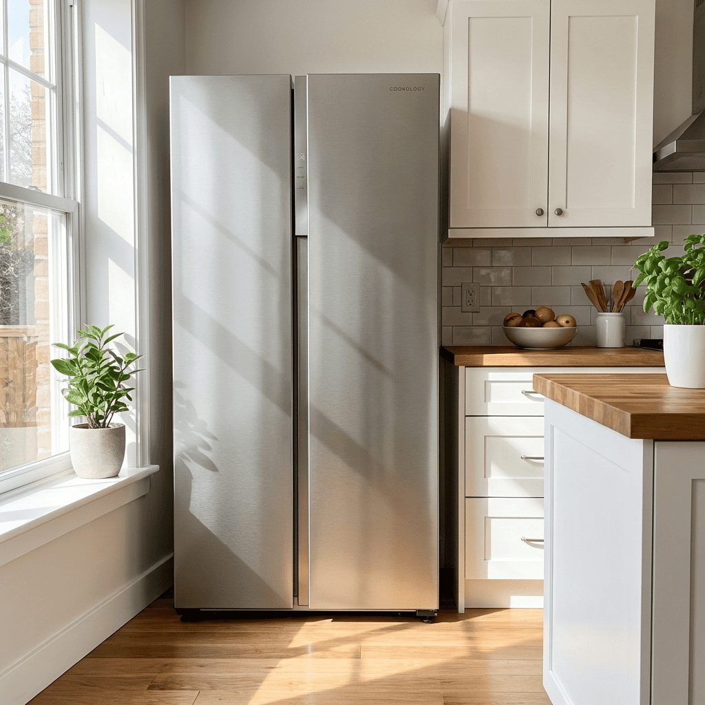 American Fridge Freezer 460 Litres - CSBS460IX | Cookology