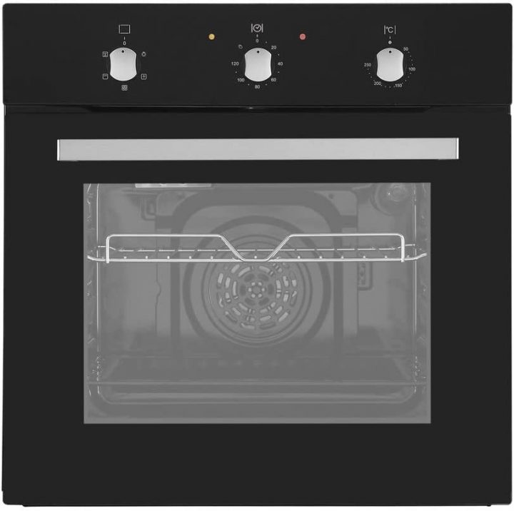Cookology 60cm Black Built In Electric Fan Oven