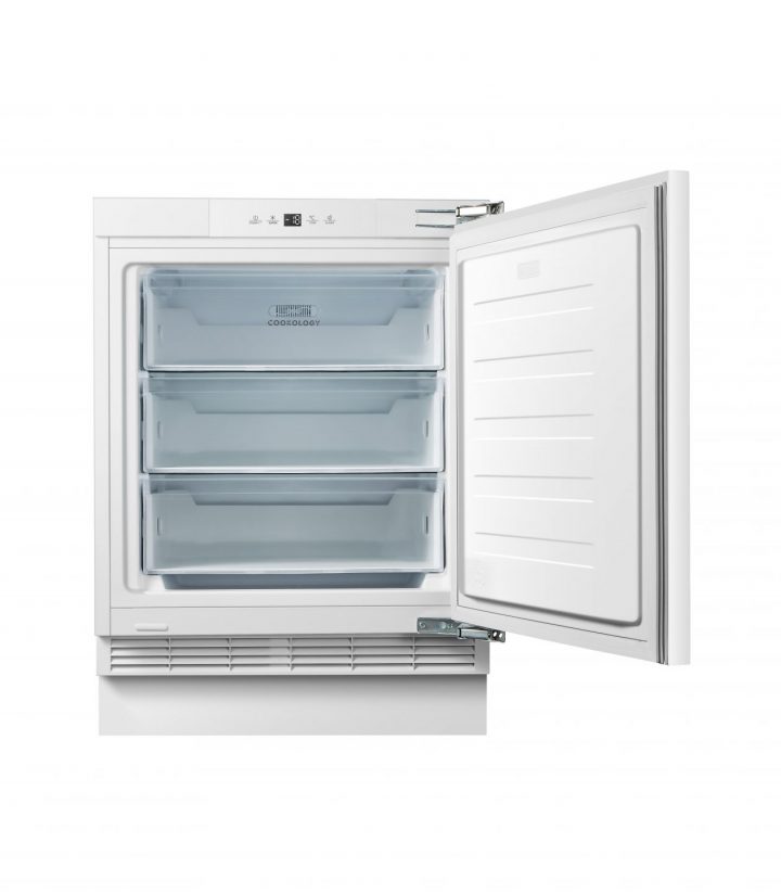 White Integrated freezer empty