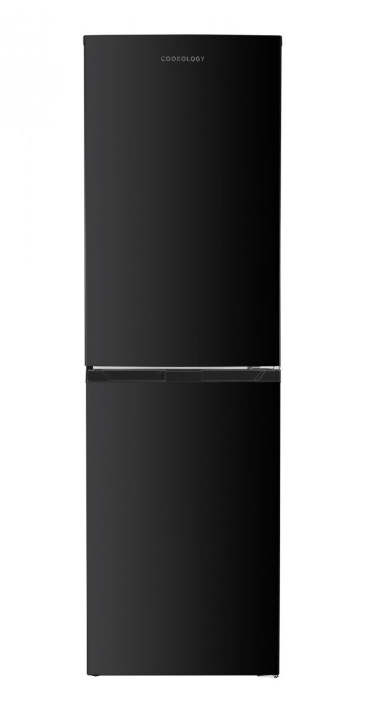 Cookology Black 50/50 Freestanding Fridge Freezer - closed