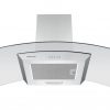 clear glass curved cookology cooker hood