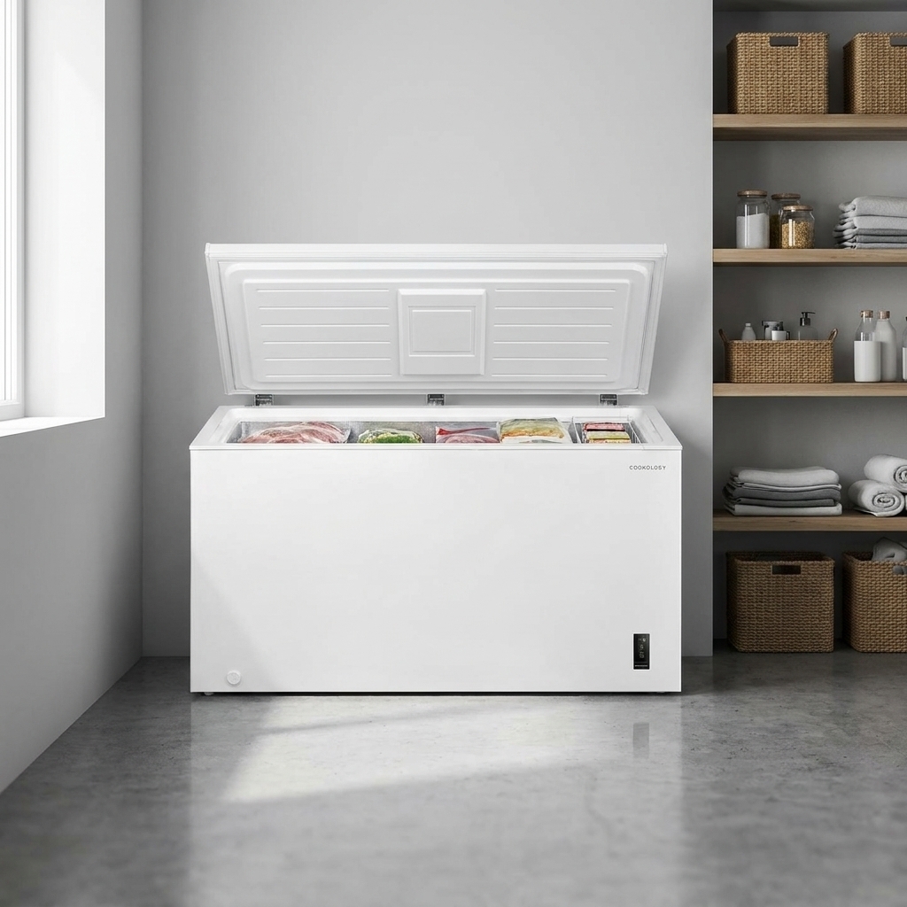 deco shop様　ご確認ページ 418L Freestanding Chest Freezer - White | Cookology