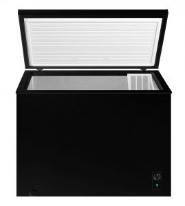 black chest freezer