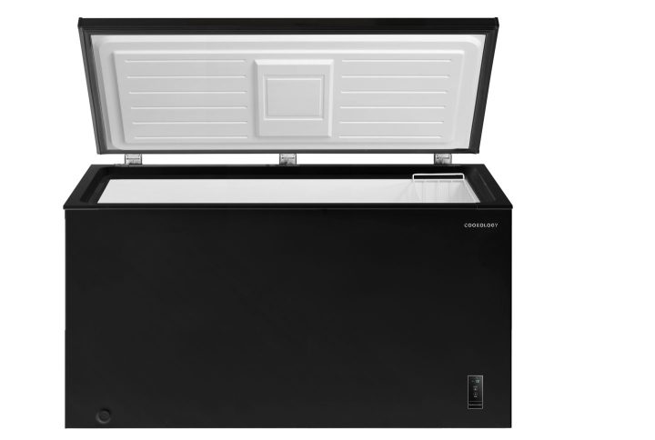 Black chest freezer