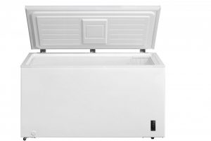 white chest freezer