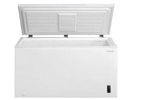 white chest freezer