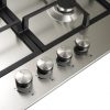 close up of GH606SS gas hob