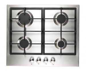 top view of GH606SS gas hob