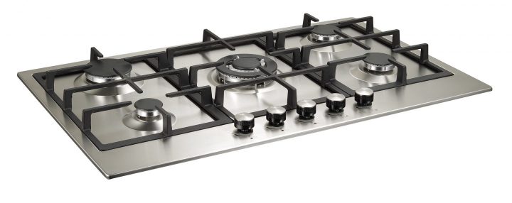 side view of GH906SS gas hob