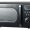 black retro microwave