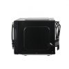 black retro microwave side view