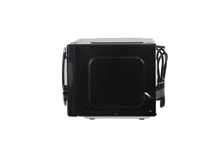 black retro microwave side view