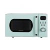 mint green retro microwave front view